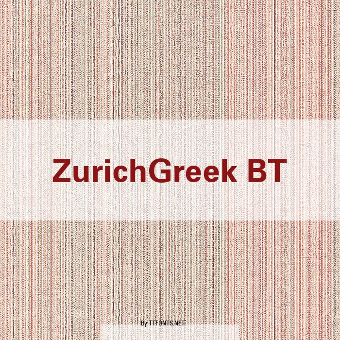 ZurichGreek BT example